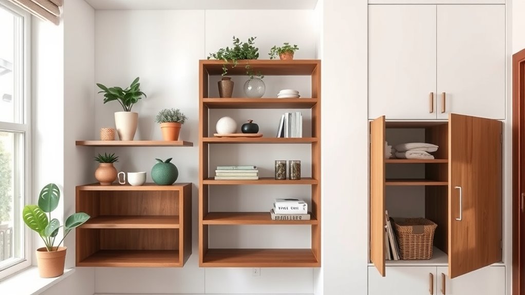 balancing display and storage