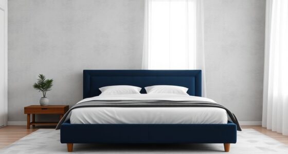 bed positioning in small bedrooms