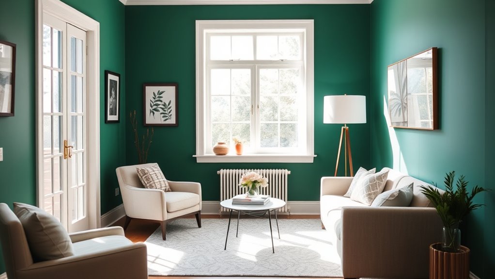 bold color accent walls