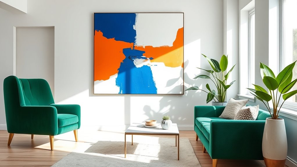 bold decor for small spaces