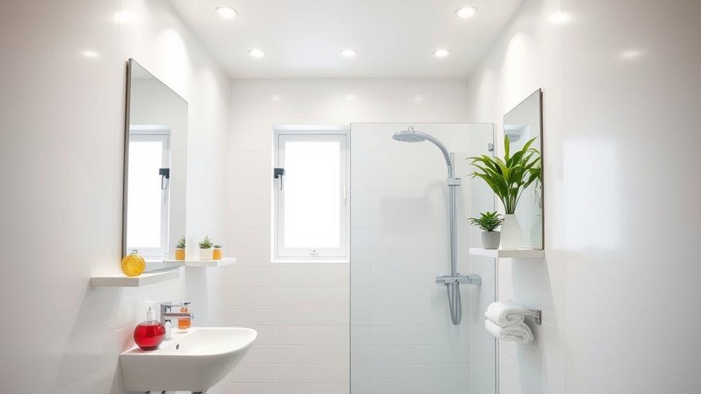 bright airy well lit space