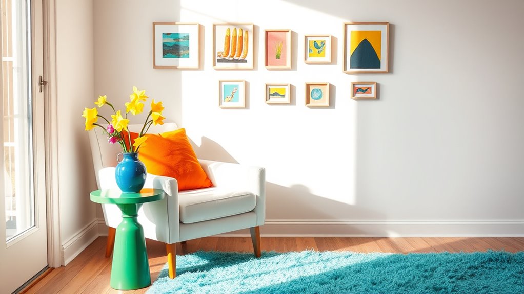 brighten small spaces stylishly