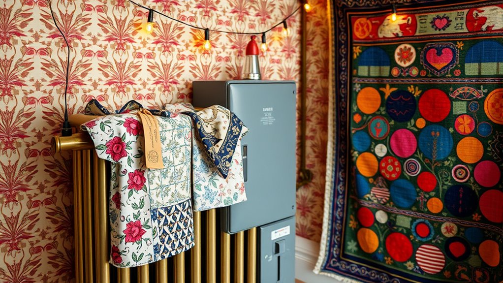 camouflaging unattractive fixtures