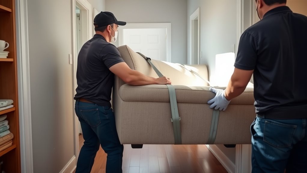 careful moving in tight spaces