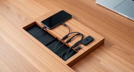 clutter free charging station