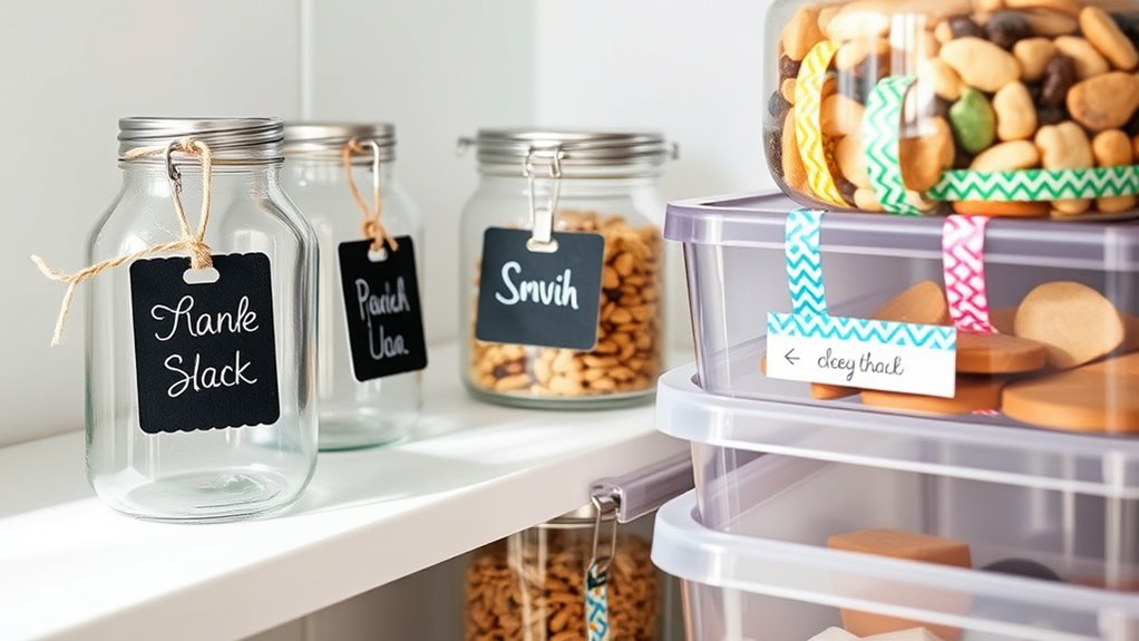 color coded diy labeling system