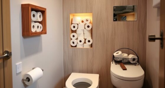 compact bathroom toilet storage