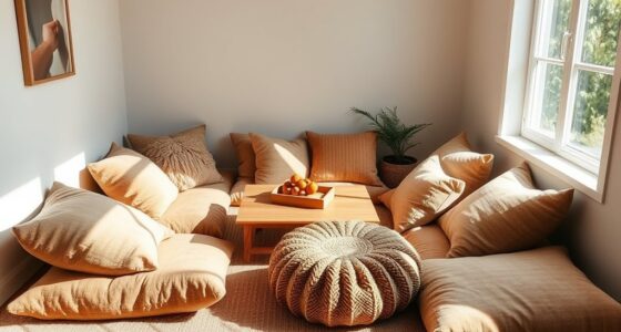 compact floor seating options