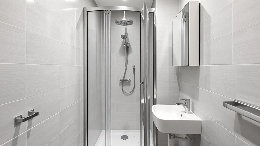 compact shower space solutions
