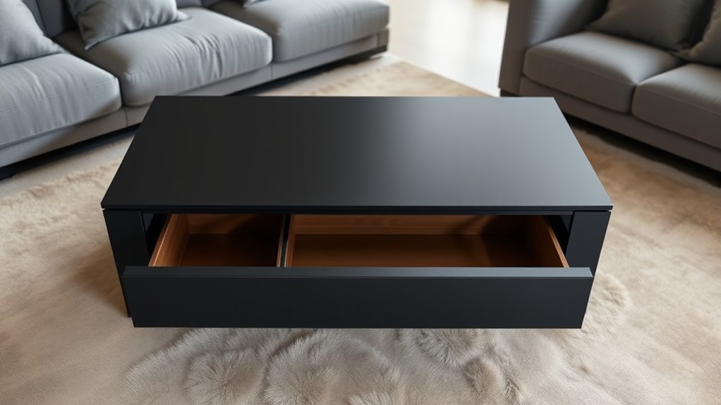 concealed furniture storage solutions