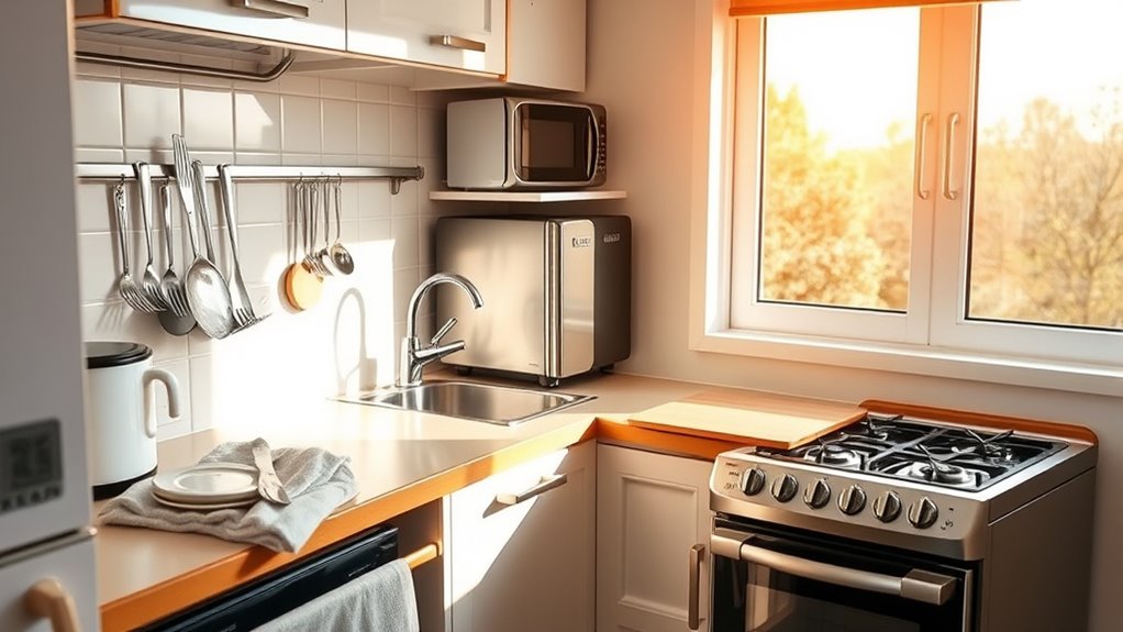 consistent cleaning and organization