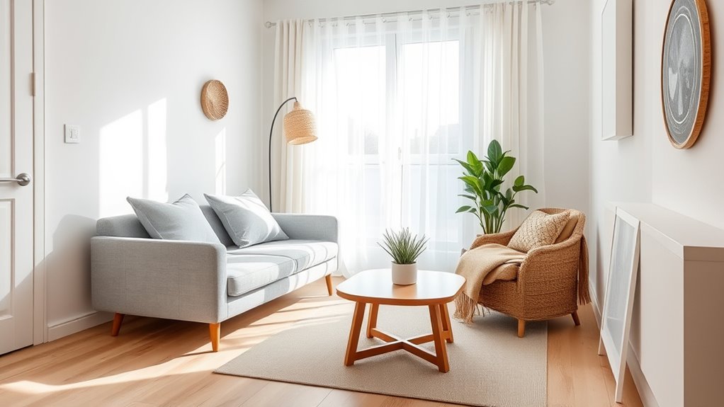 cozy scandinavian small spaces