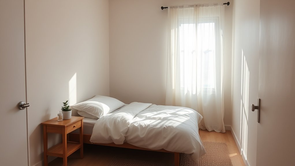 create peaceful small space