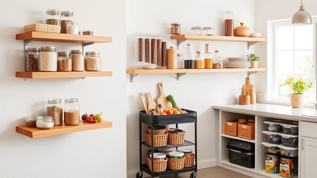 creative small kitchen storage