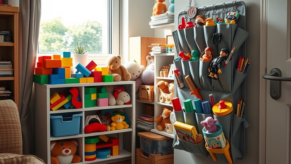 creative small space toy storage
