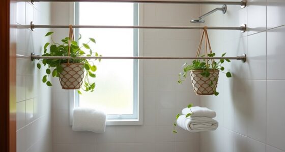 creative tension rod storage