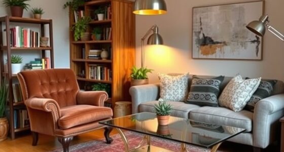 eclectic small apartment decor