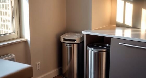 efficient small apartment waste