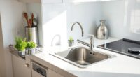 efficient small kitchen cleanup