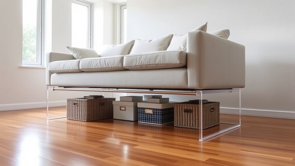 elevate furniture for space