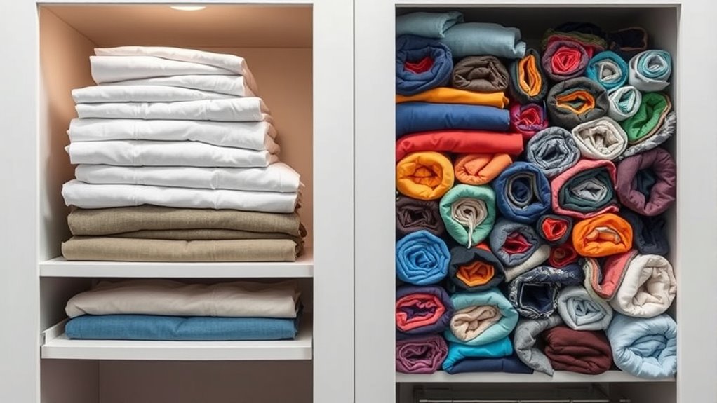 fold heavy roll light