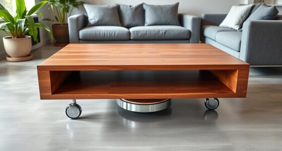 furniture with caster wheels