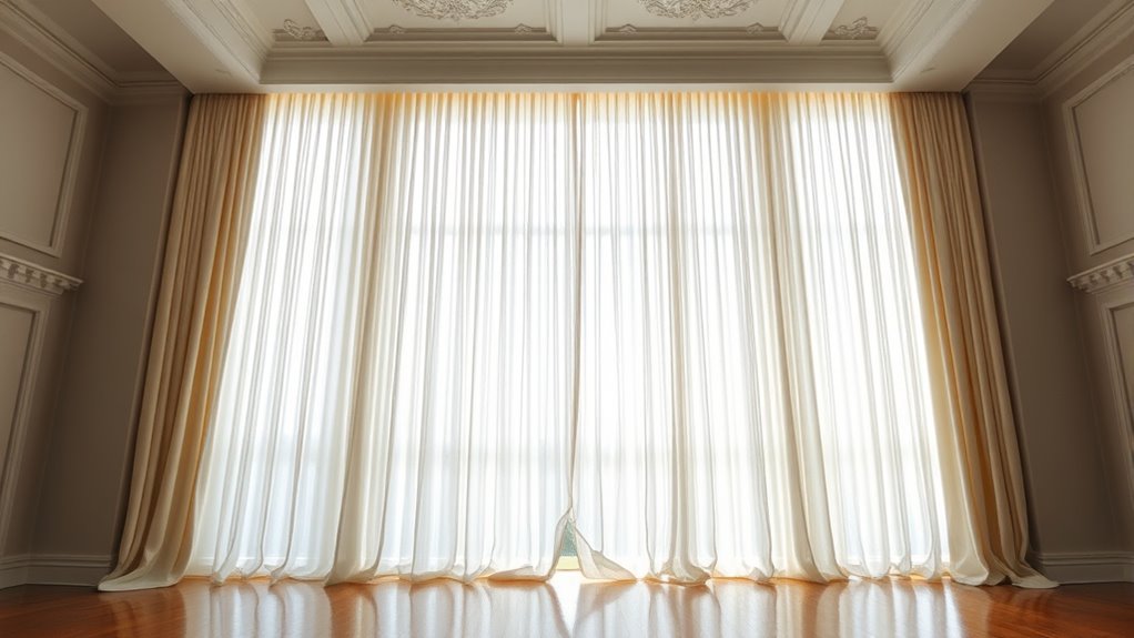 hang curtains to elongate