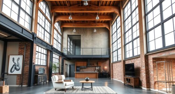 high ceilings small space