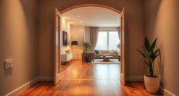 illusionary entryway door design