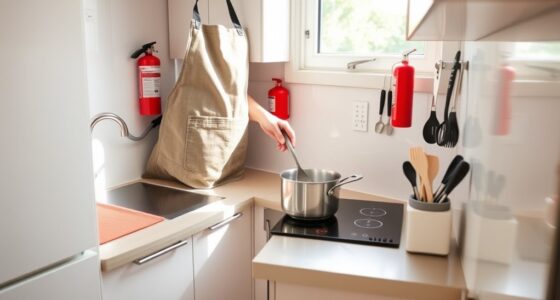kitchen safety in small spaces