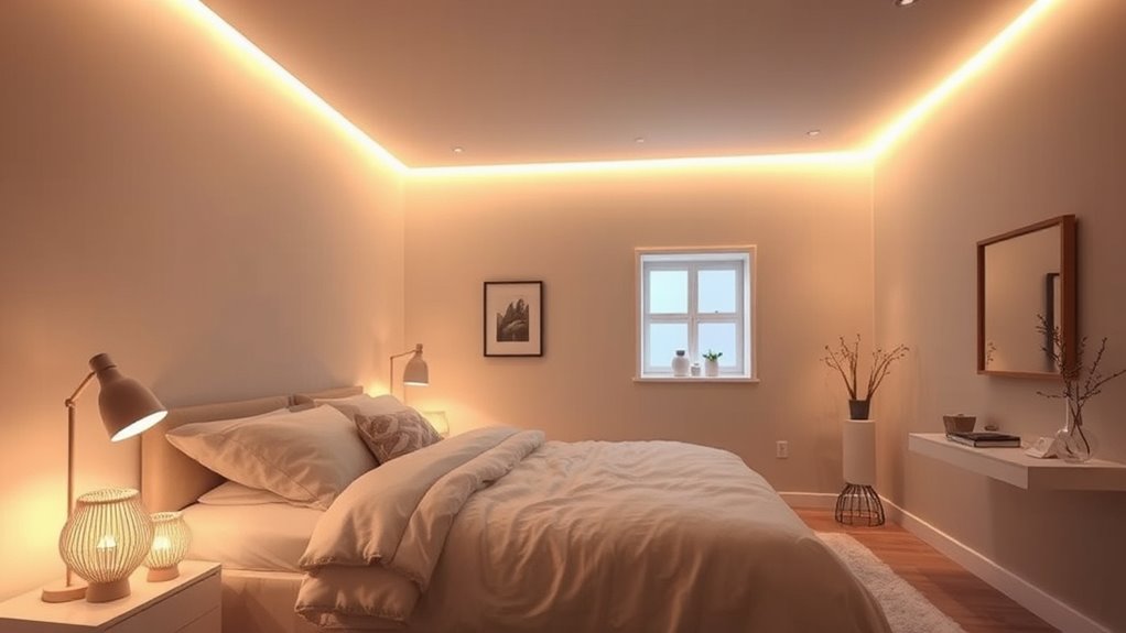 layered lighting and colors