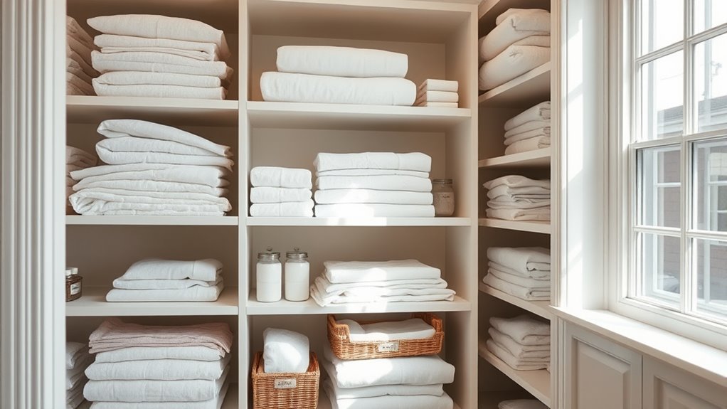 linen closet organization tips