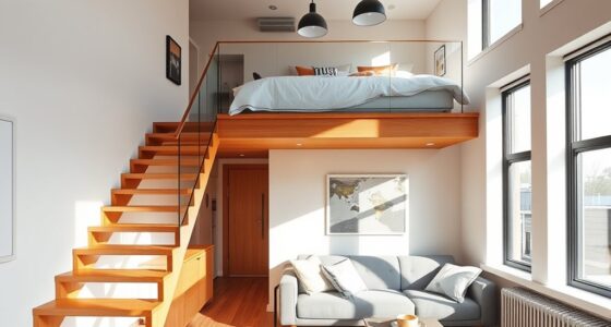 lofted small apartment design