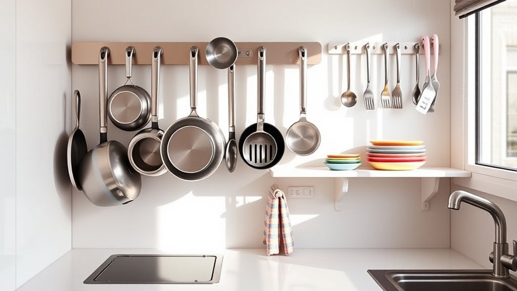 magnetic racks optimize space