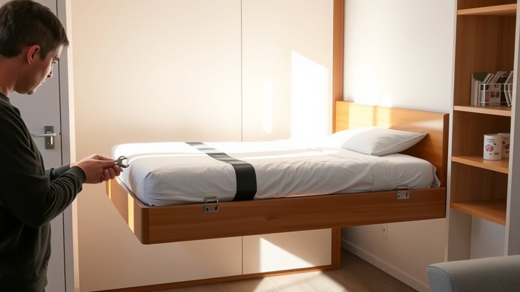 maintain murphy bed safety