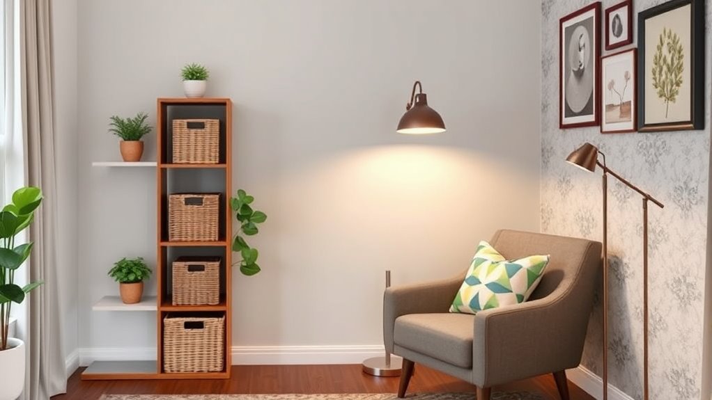 maximize small room corners