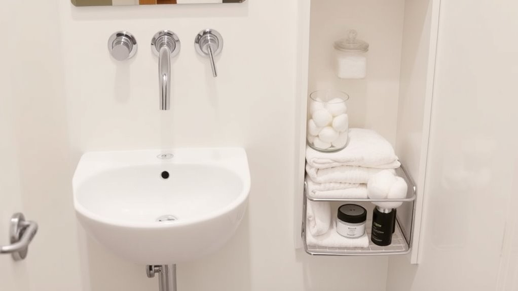 maximize small sink organization