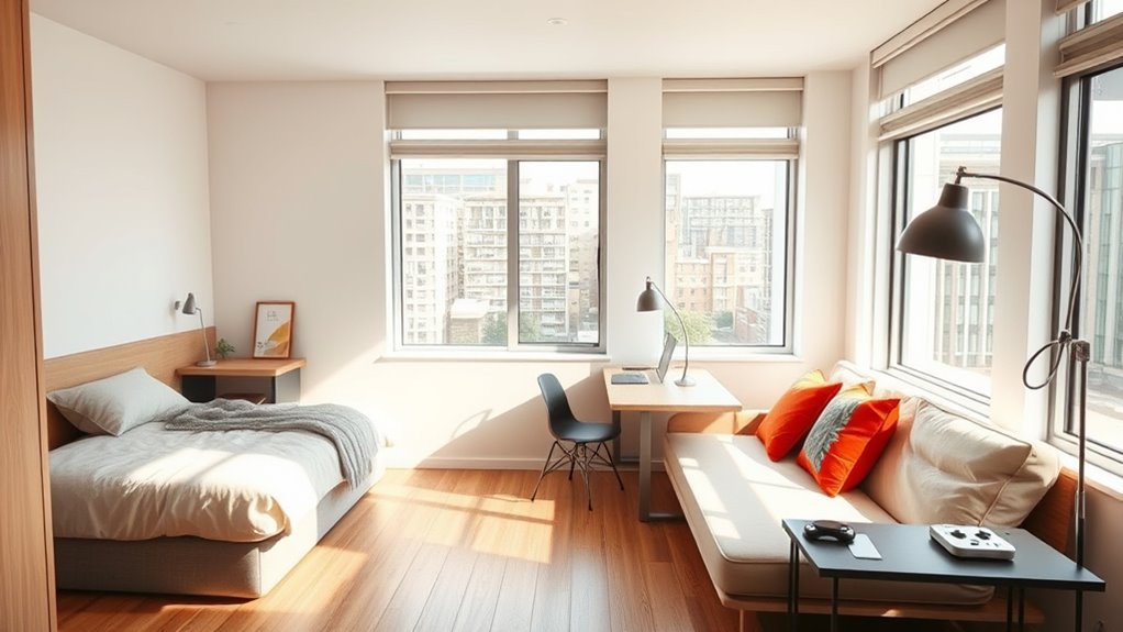 maximize small studio space