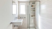 maximize space in small bathrooms