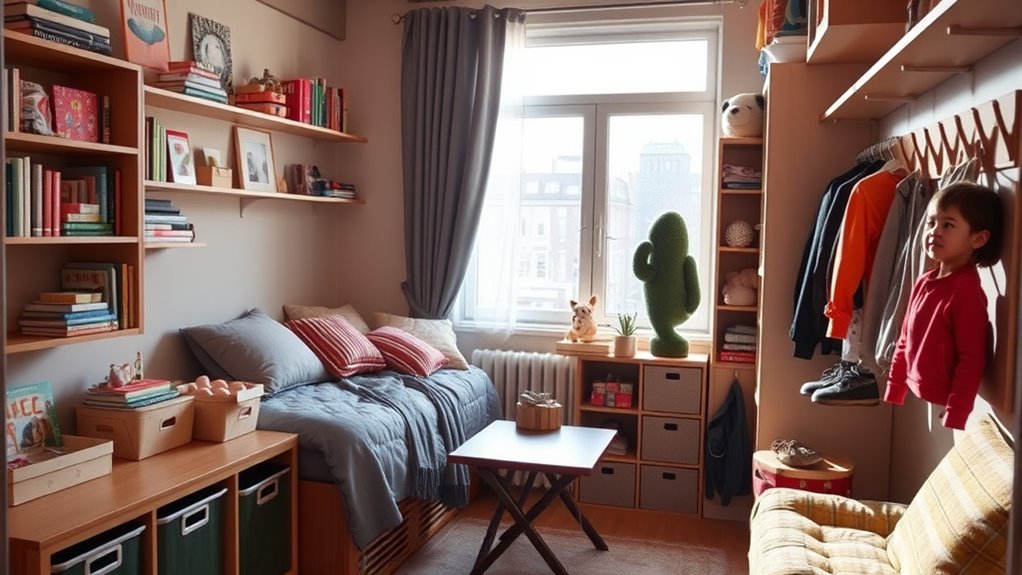 maximize space with storage