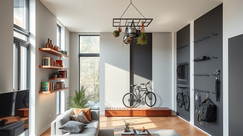 maximize space with vertical storage