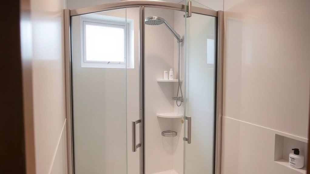 maximized small bathroom space