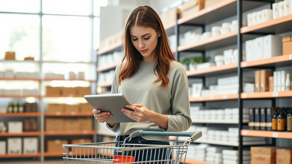 mindful shopping and organization