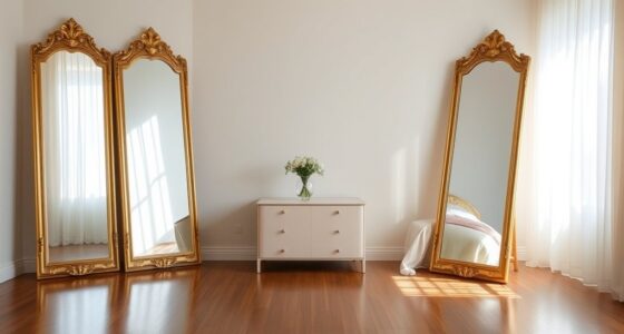 mirror placement enhances room space