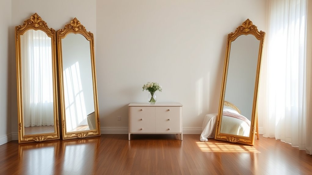 mirror placement enhances room space