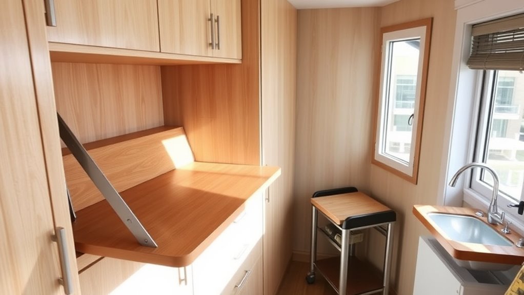 mobile foldable kitchen solutions