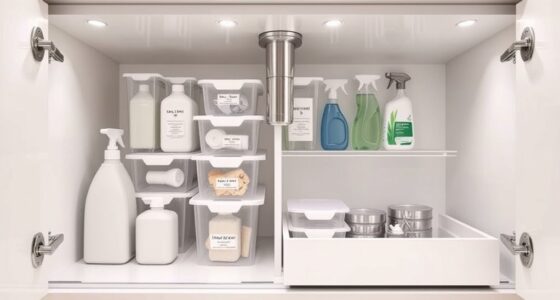 optimize kitchen bath storage