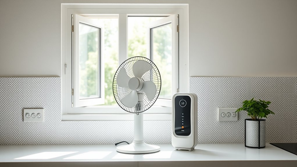 optimize small kitchen ventilation