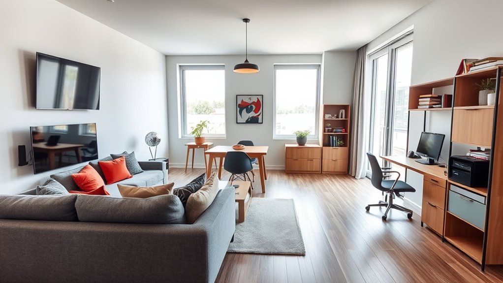 optimize small studio layout