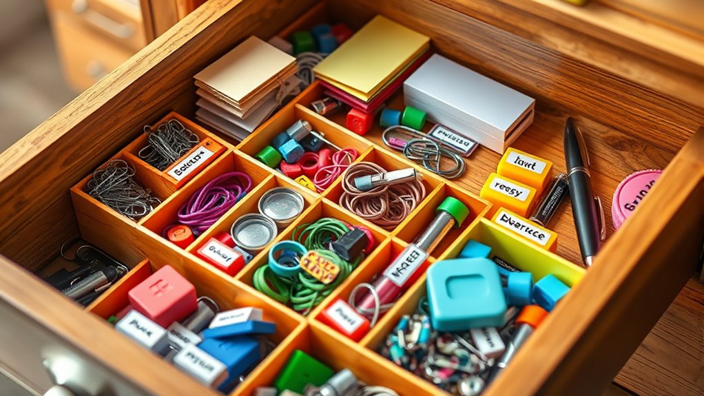 organize declutter repurpose label